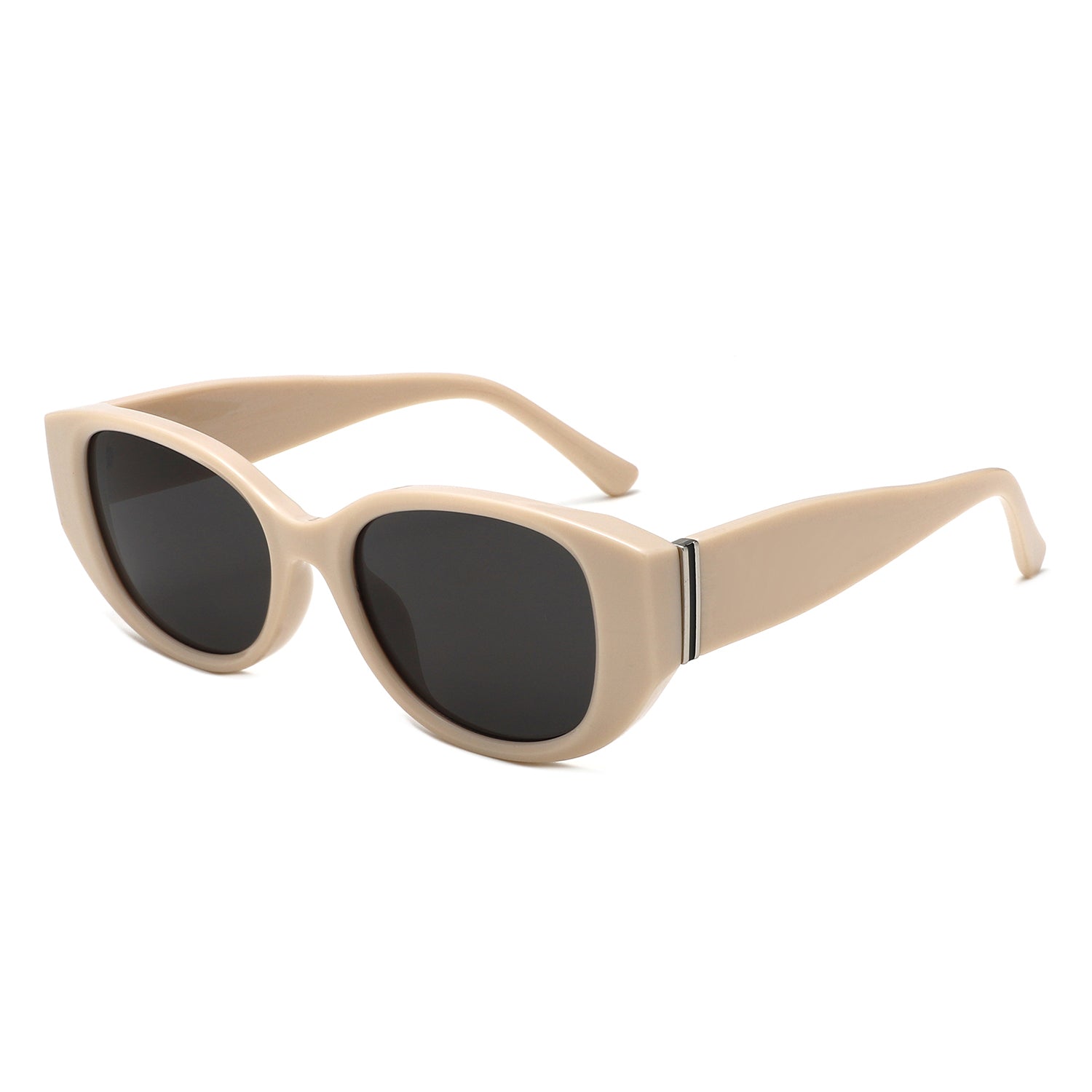 HS2214 - Women Oversized Oval Cat Eye Sunglasses - Iris Fashion