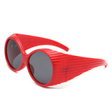 HS2156 - Oversize Round Wrap Around Fashion Women Wholesale Sunglasses