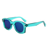 HS1409 - Chunky Retro Round Oval Sunglasses