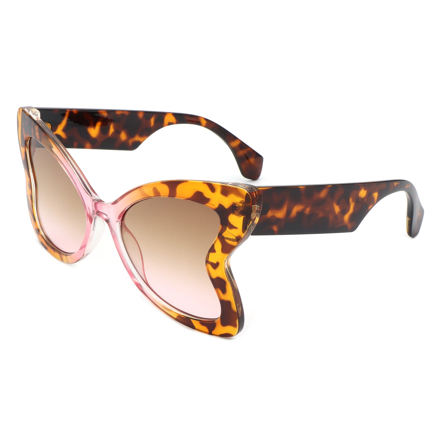 HS1284 - Women Oversize Butterfly Shape Fashion Cat Eye Wholesale Sunglasses