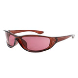 HS2229 - Retro Y2K Sport Wrap Narrow Rectangle Wholesale Sunglasses