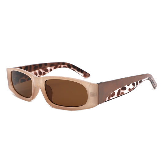 HS1301 - Rectangle Narrow Retro Fashion Square Wholesale Sunglasses