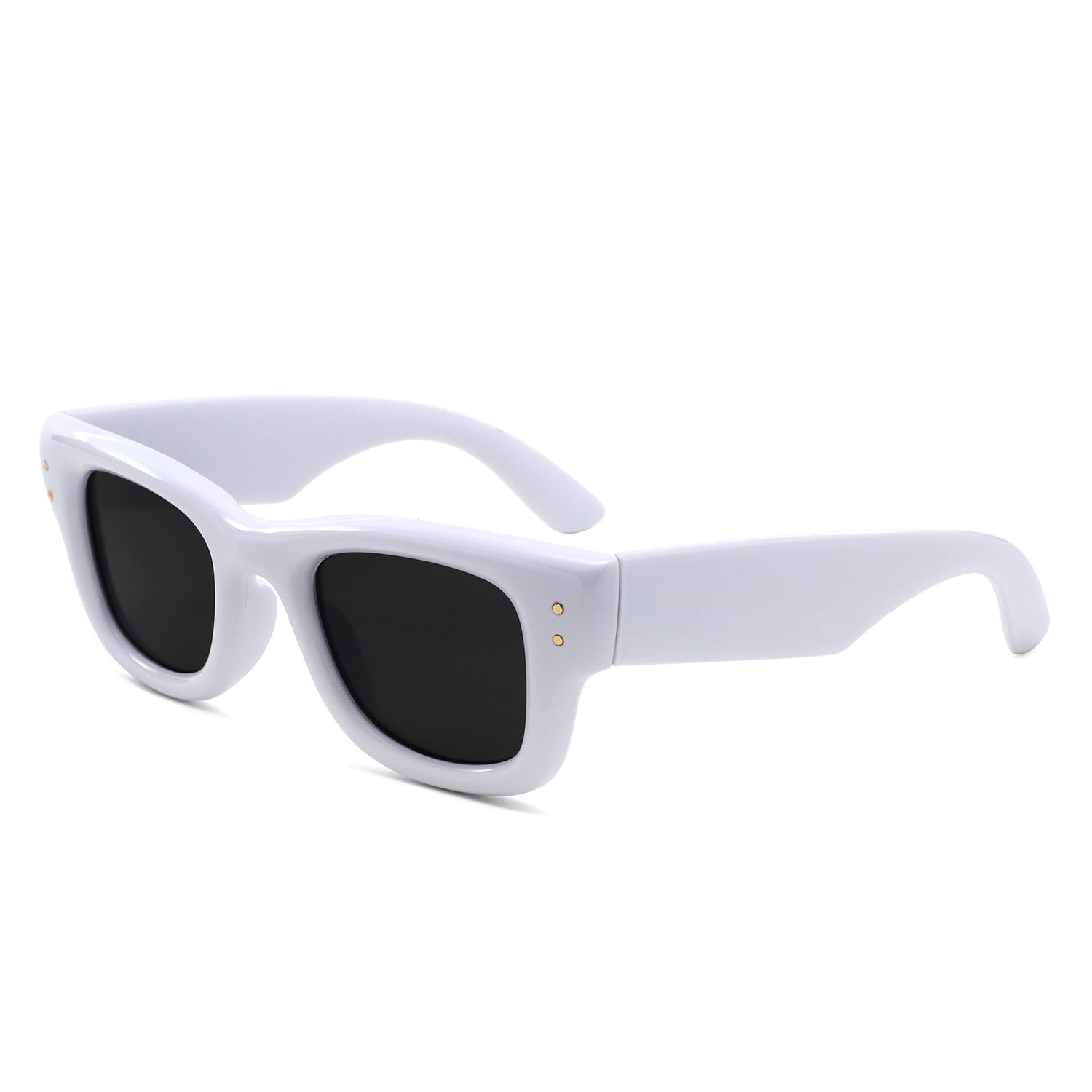 HS1417 - Retro Chunky Thick Frame Square Wholesale Sunglasses - Iris Fashion