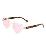 HS1245 - Retro Small Tinted Circle Fashion Wholesale Round Sunglasses