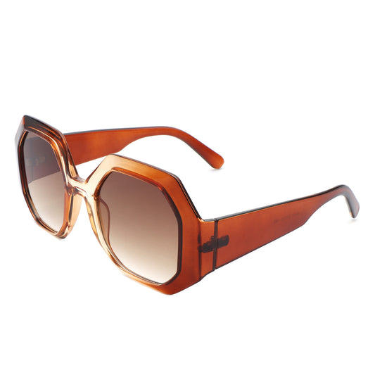 HS1225 - Retro Polygon Round Fashion Women Wholesale Sunglasses