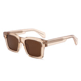 P/C009 - Retro Bold Modern Fashion Square Wholesale Sunglasses - Iris Fashion