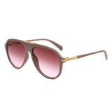 HS2262 - Women Oversized Fashion Aviator Sunglasses