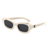 HS1290 - Women Fashion Square Retro Narrow Cat Eye Wholesale Sunglasses