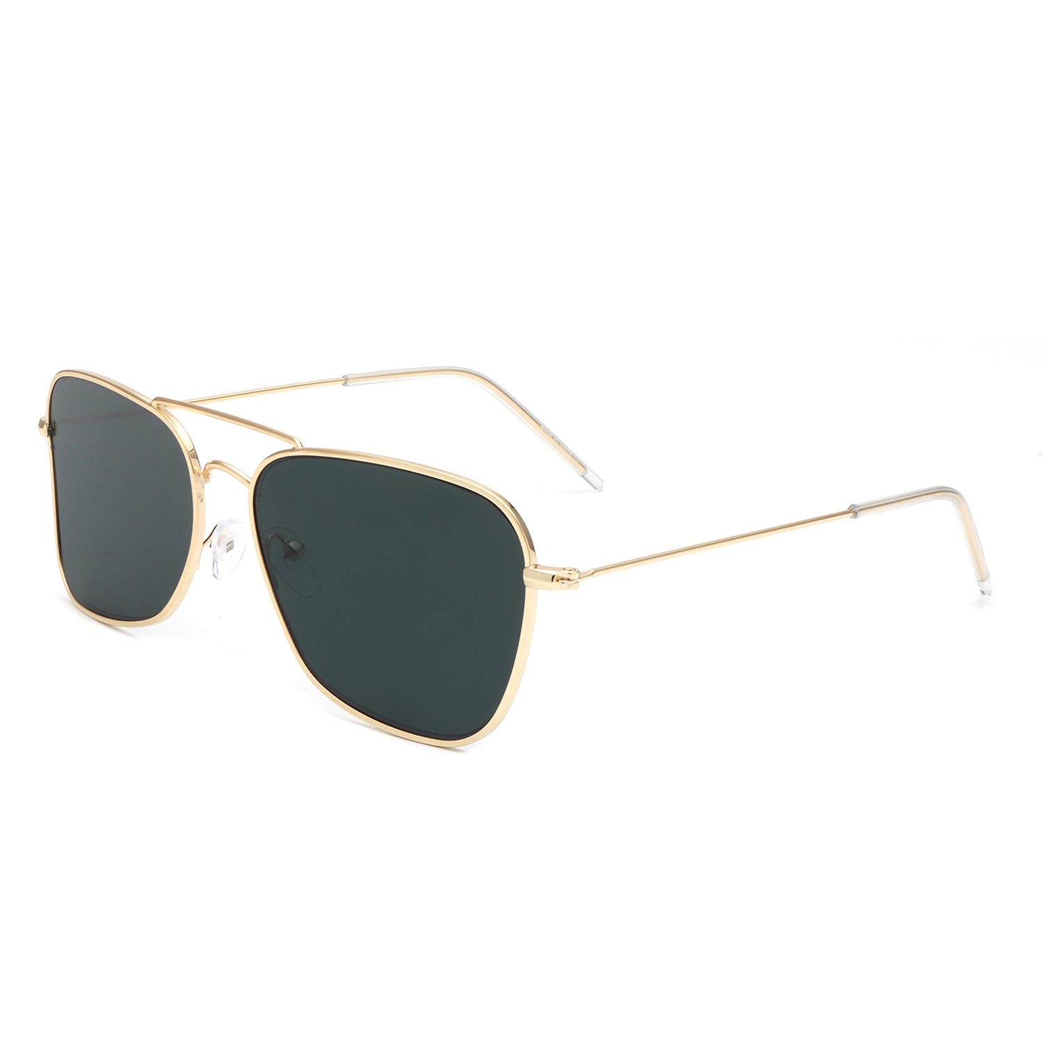 J1007 - Square Brow-Bar Geometric Fashion Wholesale Sunglasses