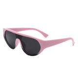 S2129 - Round Flat Top Retro Fashion Wholesale Sunglasses