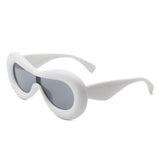 S2120-1 - Oversize Oval Retro Modern Chic Fashion Wholesale Sunglasses