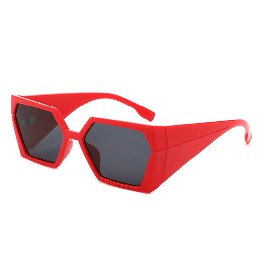 HS1320 - Geometric Chunky Fashion Square Wholesale Sunglasses