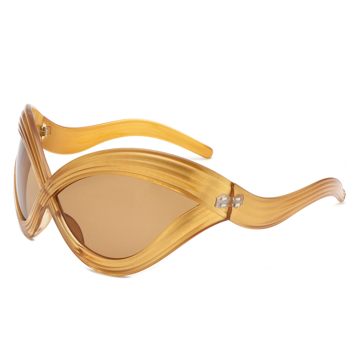 HS2159 - Women Oversize Irregular Round Fashion Cat Eye Wholesale Sunglasses