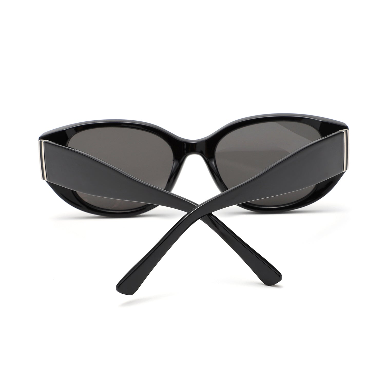 HS2214 - Women Oversized Oval Cat Eye Sunglasses - Iris Fashion