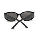 HS2214 - Women Oversized Oval Cat Eye Sunglasses - Iris Fashion