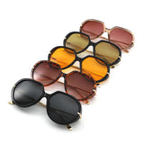 HS2265 - Oversized Round Women Fashion Sunglasses