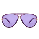 HS2264 - Women Oversized Fashion Classic Aviator Sunglasses