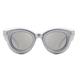 HS1321 - Round Thick Frame Retro Circle Wholesale Sunglasses