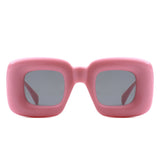 S1211-1 - Square Oversize Fashion Thick Frame Chunky Wholesale Sunglasses
