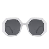 HS1225 - Retro Polygon Round Fashion Women Wholesale Sunglasses