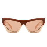 HS1302 - Oversize Fashion Geometric Cat Eye Women Wholesale Sunglasses