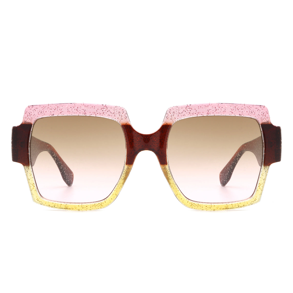 HS2161 - Women Fashion Oversize Flat Top Square Wholesale Sunglasses