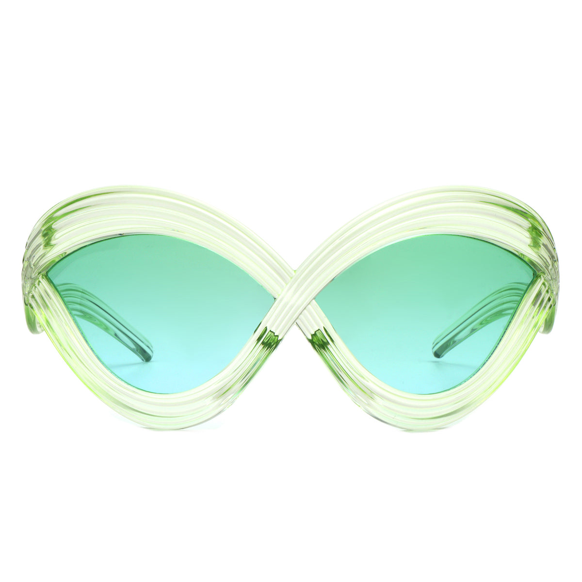 HS2159 - Women Oversize Irregular Round Fashion Cat Eye Wholesale Sunglasses