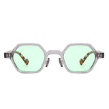 HS1244 - Geometric Square Fashion Hexagon Small Octagon Wholesale Sunglasses