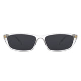HS2242 - Slim Rectangle Color Tint Narrow Wholesale Sunglasses