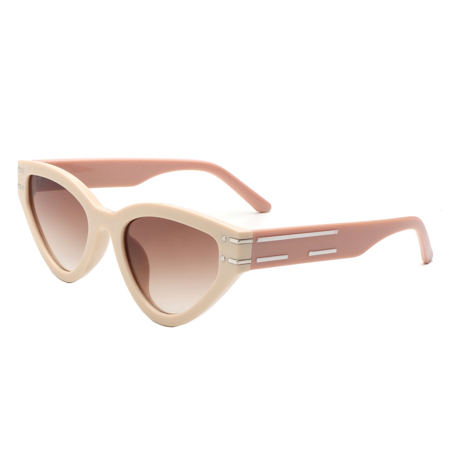 HS1264 - Women Chic Fashion Triangle Retro Cat Eye Wholesale Sunglasses