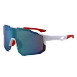 HY1023 - Oversized Sport Mirrored Shield Performance Sunglasses