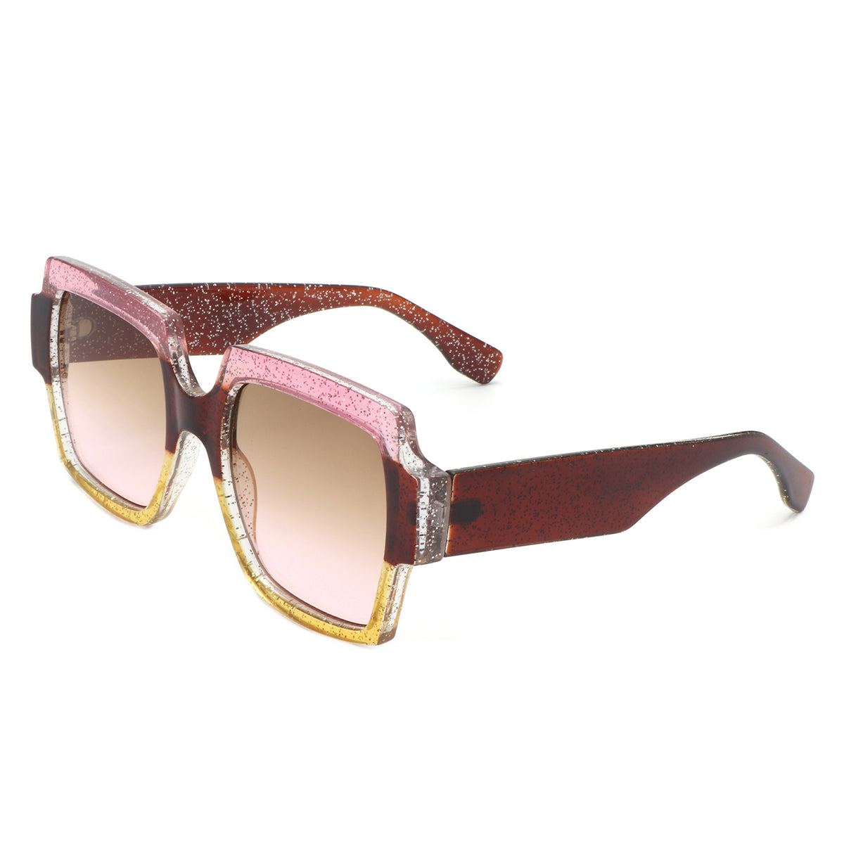 HS2161 - Women Fashion Oversize Flat Top Square Wholesale Sunglasses