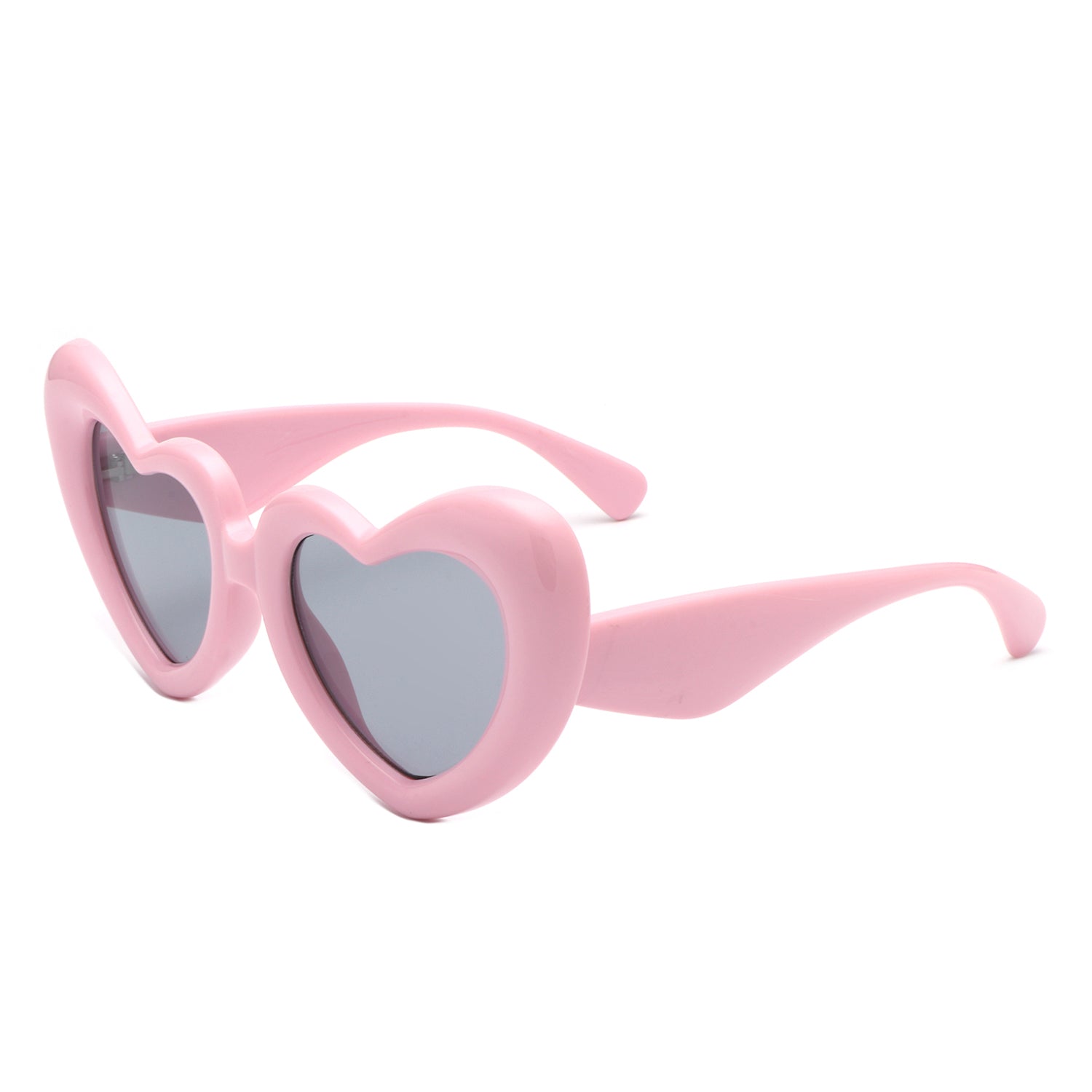 HS1282 - Heart Shaped Chunky Novelty Party Wholesale Sunglasses