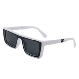 HS1240 - Retro Rectangle Flat Top Vintage Inspired Wholesale Square Sunglasses