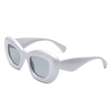 S1232 - Square Thick Frame Women Fashion Cat Eye Wholesale Sunglasses