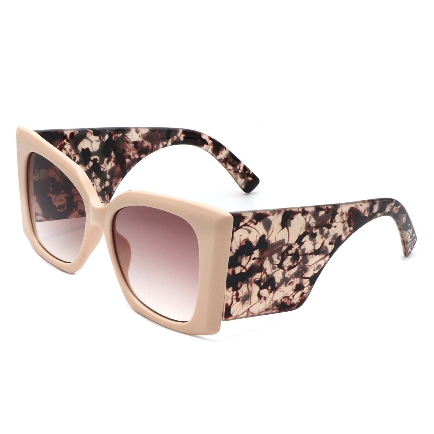HS2147 - Oversize Square Chunky Fashion Large Women Wholesale Sunglasses