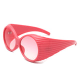 HS2156 - Oversize Round Wrap Around Fashion Women Wholesale Sunglasses