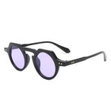 HS1283 - Round Retro Geometric Tinted Circle Fashion Wholesale Sunglasses