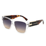 HS2167 - Square Chunky Fashion Tinted Women Wholesale Sunglasses