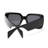 HS2222 - Oversized Chunky Fashion Square Sunglasses - Iris Fashion
