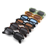 HS1432 - Slim Rectangle Narrow Fashion Sunglasses