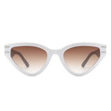 HS1264 - Women Chic Fashion Triangle Retro Cat Eye Wholesale Sunglasses