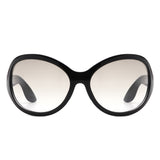 HS1242 - Oversize Fashion Curved Large Women Round Wholesale Sunglasses