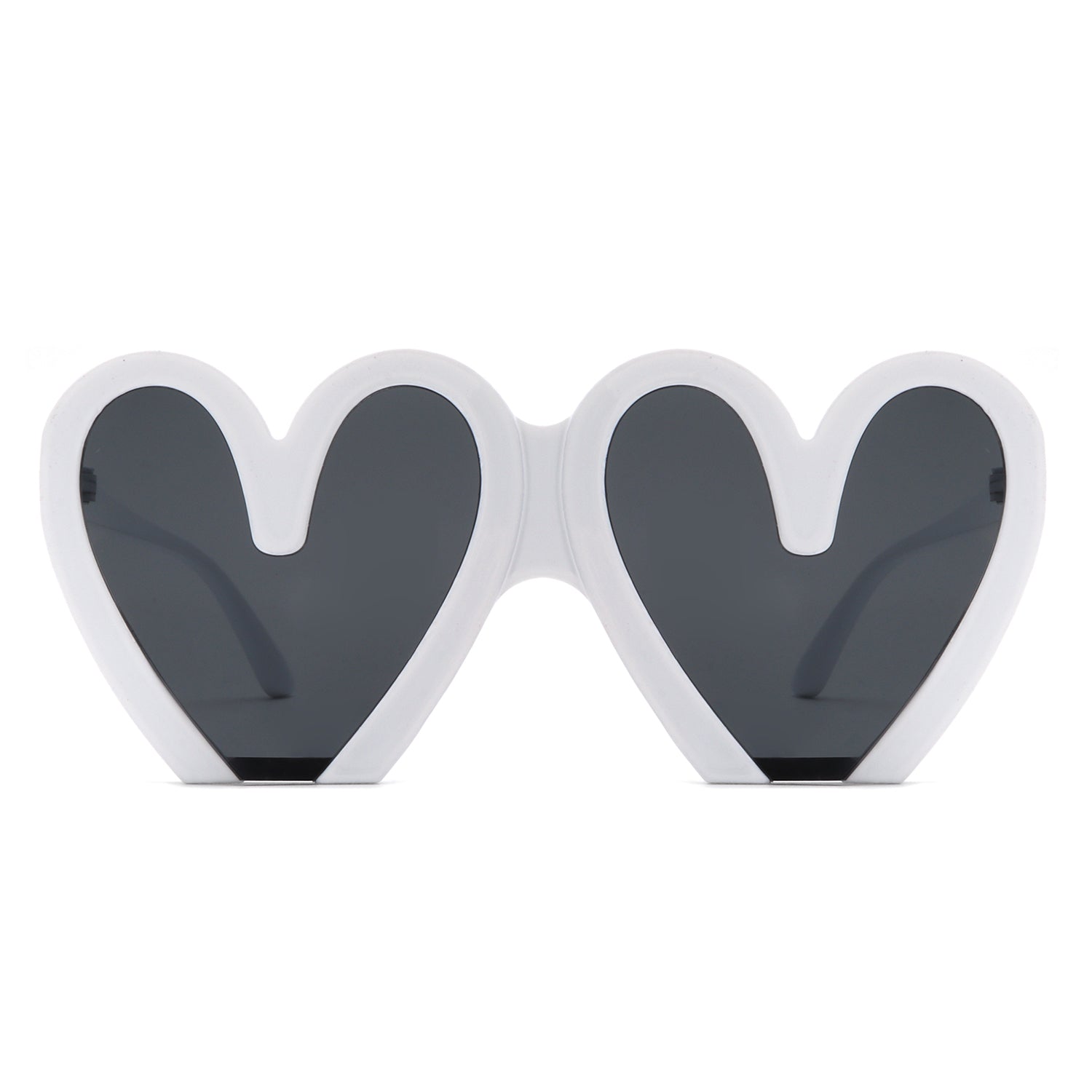 68159 - Heart Shaped Oversized Party Fashion Wholesale Sunglasses