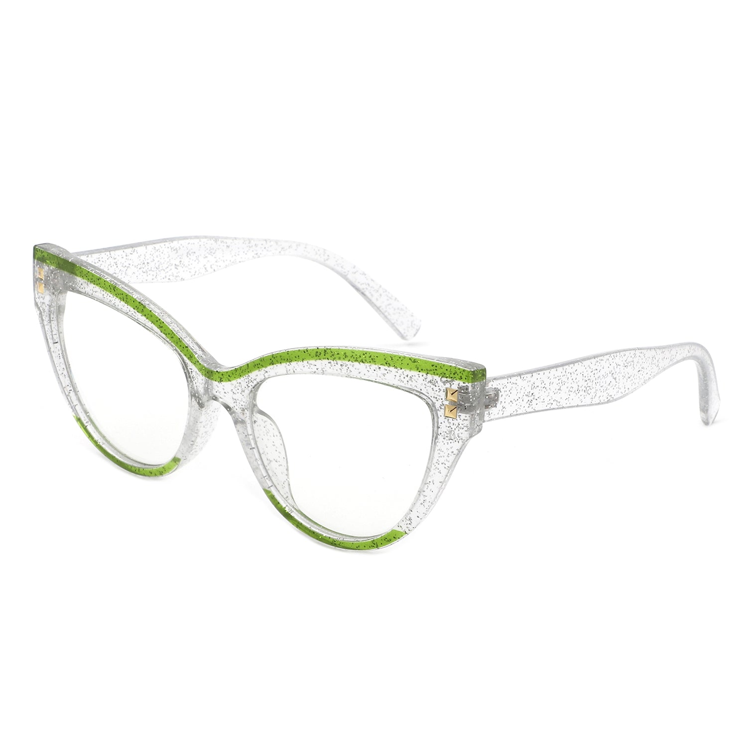 HS1304 - Women Double Tone Frame Anti Blue Light Wholesale Glasses - Iris Fashion