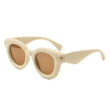 HS1321 - Round Thick Frame Retro Circle Wholesale Sunglasses