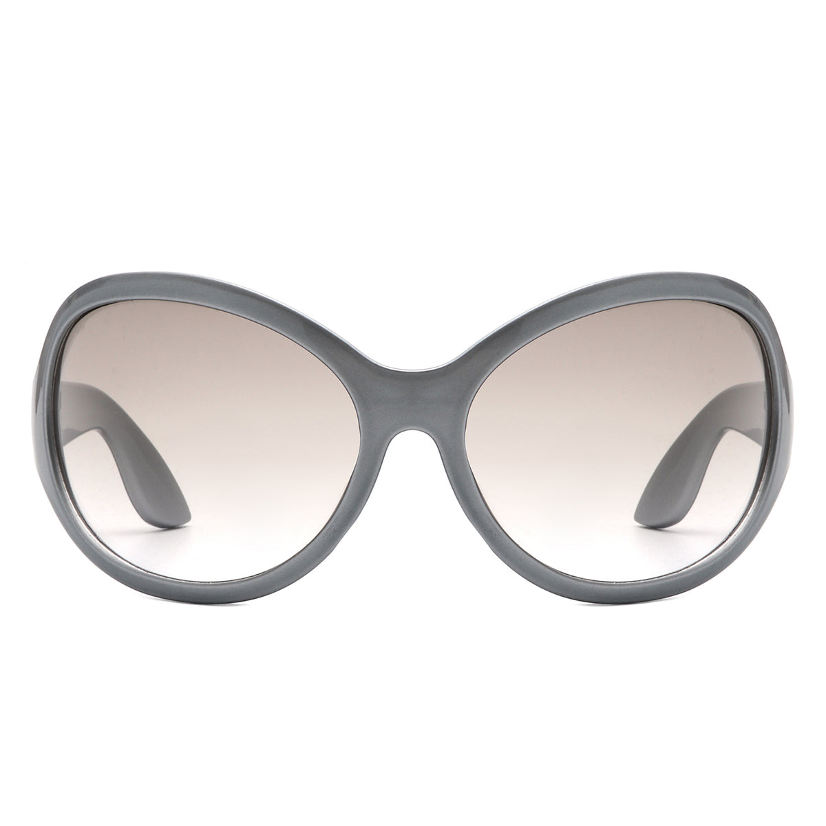 HS1242 - Oversize Fashion Curved Large Women Round Wholesale Sunglasses