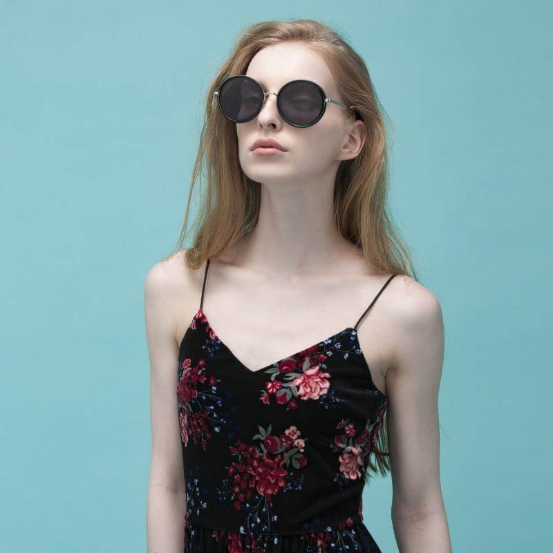 Shiveda PT28023 - Women Round Polarized Fashion Sunglasses | IRIS FASHION SUNGLASSES EYEWEAR