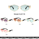 HJ2118 - Geometric Luxurious Fashion Women Wholesale Sunglasses