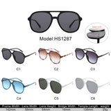 HS1287 - Retro Vintage Inspired Fashion Aviator Wholesale Sunglasses